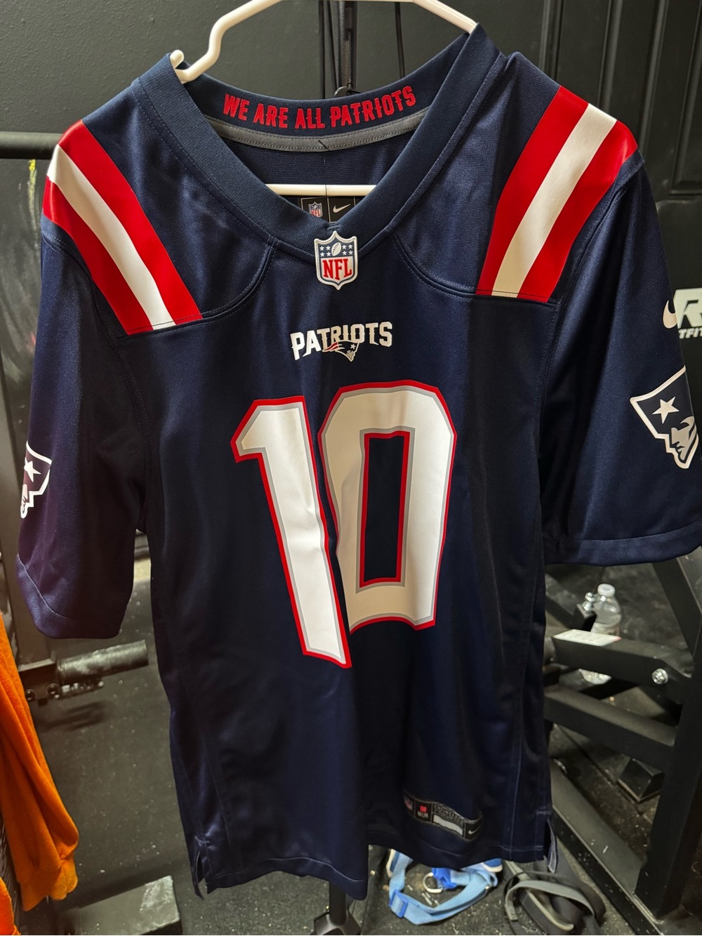 NFL New England Patriots Navy Red & White Kids Jersey #10